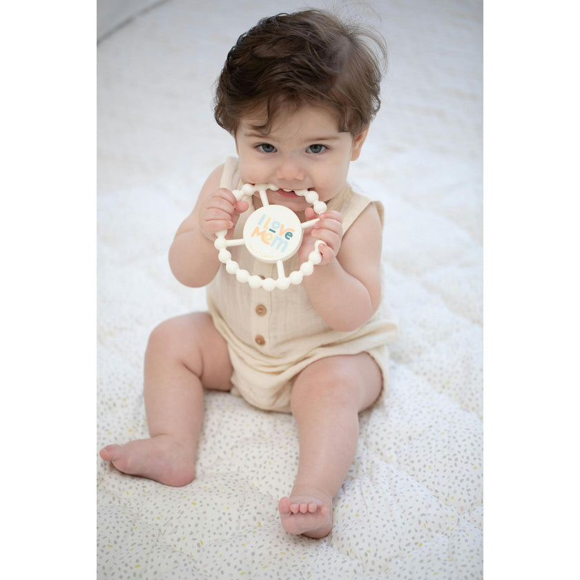 I Love Mom Happy Teether