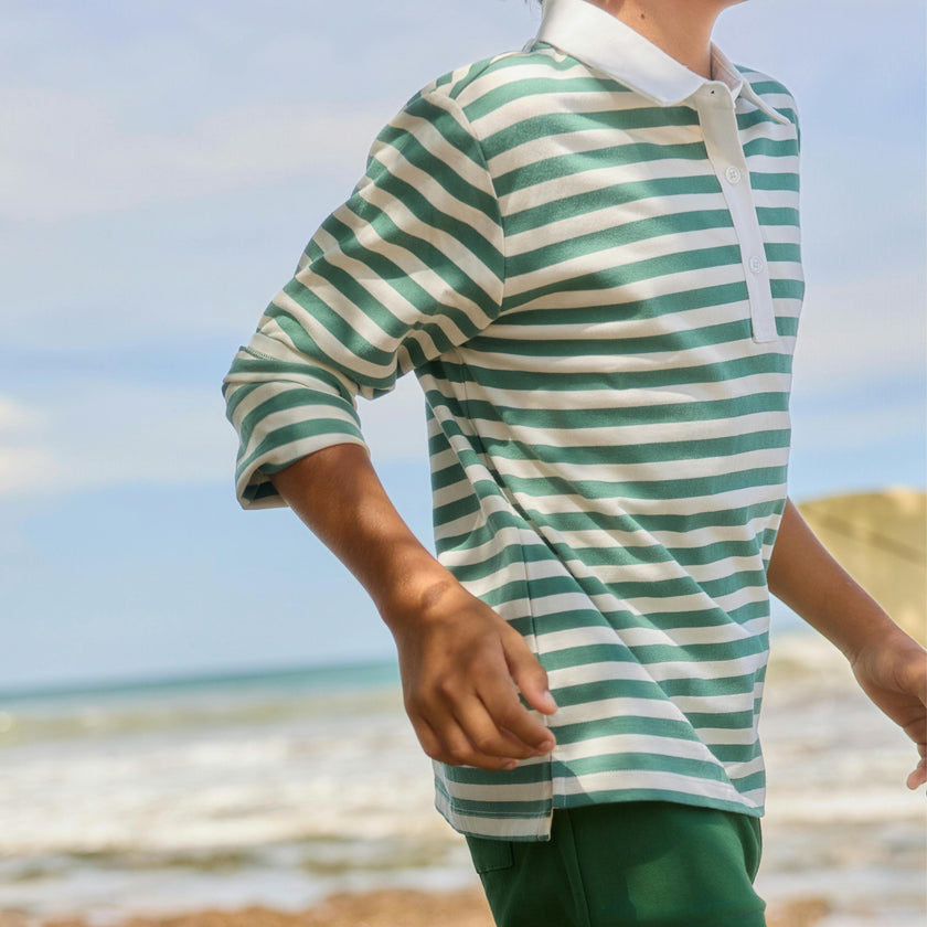 unisex palma stripe rugby shirt