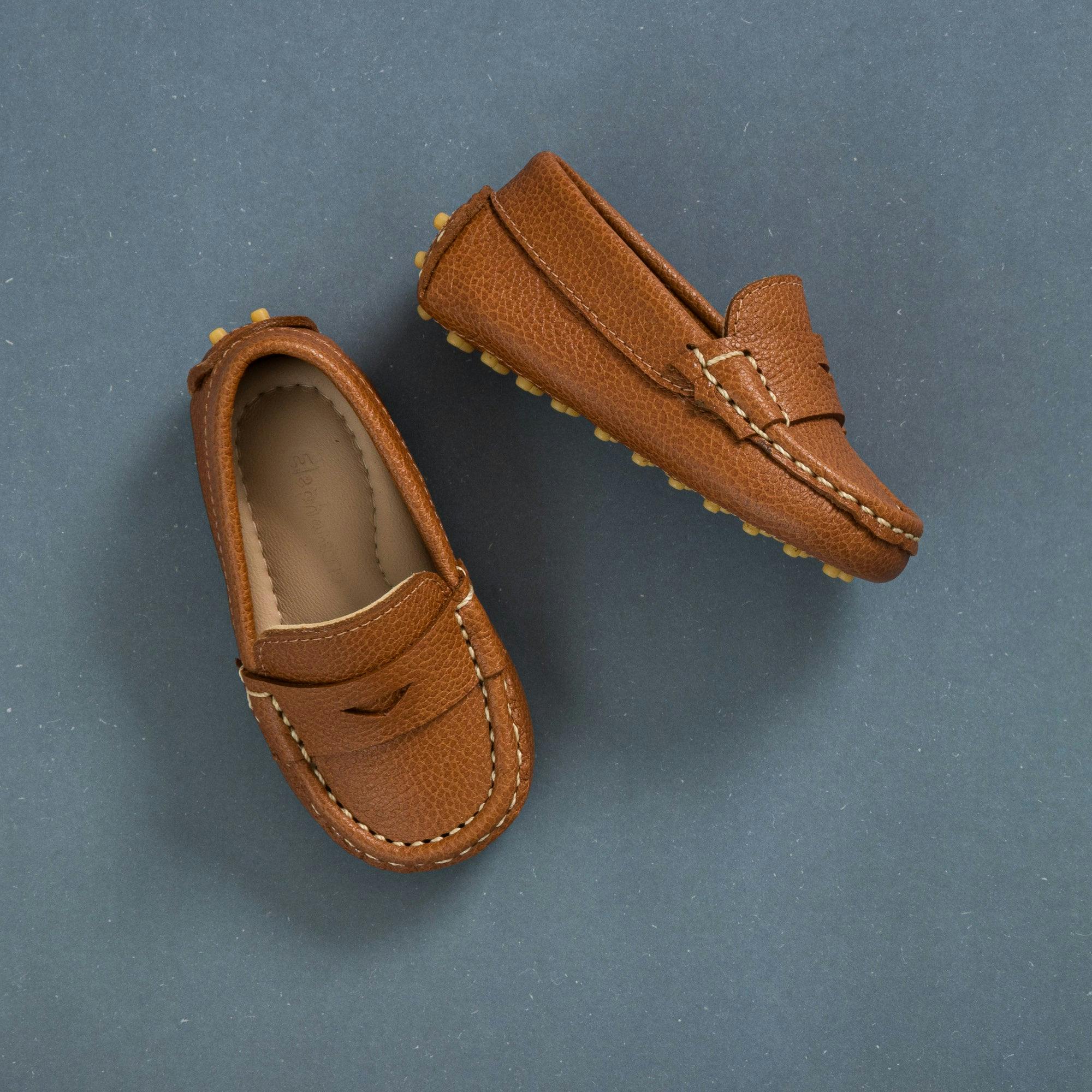 Toddler Lakke Driver Loafer | Tan Leather