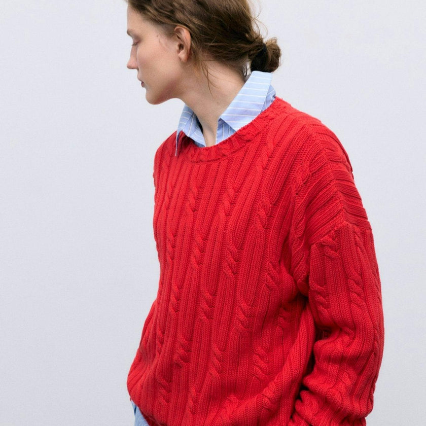 Aura Woman Shirt Vista Blue Stripes