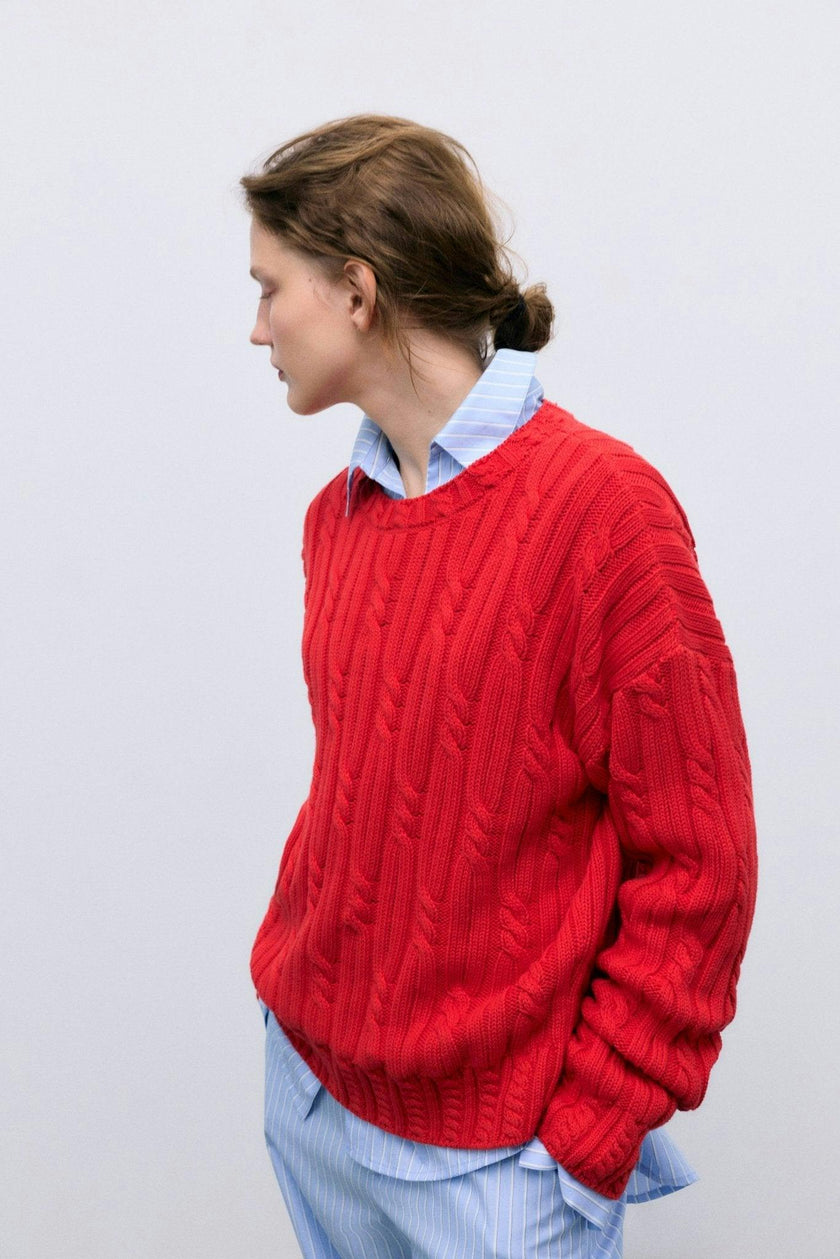 Aura Woman Shirt Vista Blue Stripes