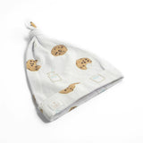 Bamboo Muslin Swaddle Blanket & Topknot Set