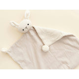 Avery Organic Cotton Baby Lovey Blanket (Ollie The Bunny)