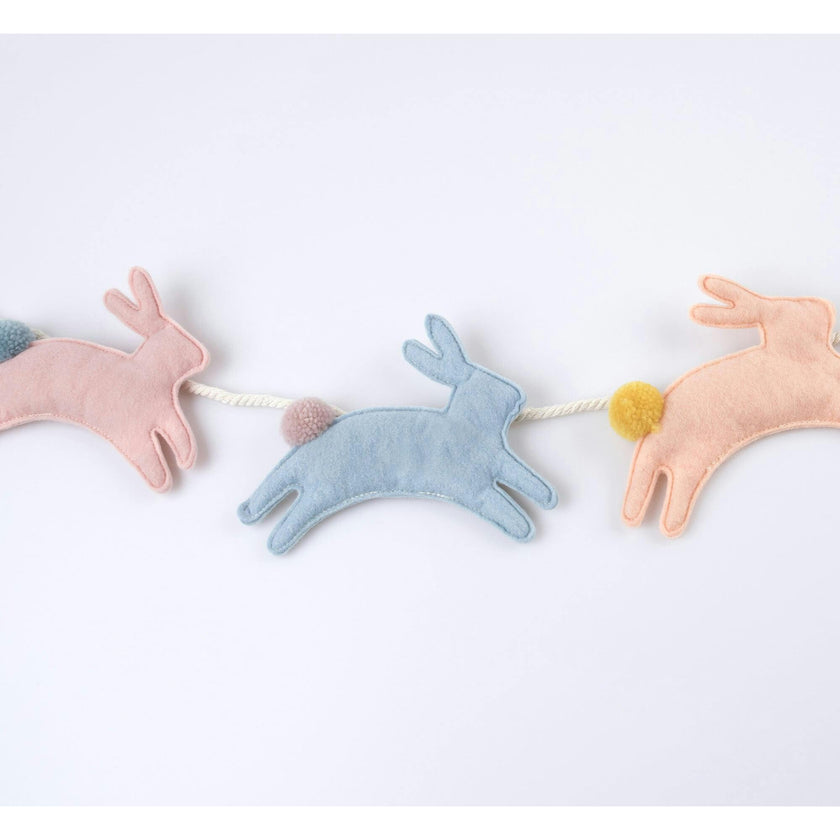 Felt Bunny Garland