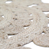 Moora Hand-Braided Jute Openwork Round Rug