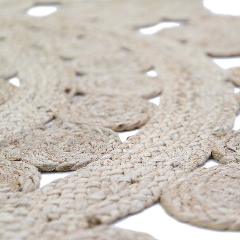 Moora Hand-Braided Jute Openwork Round Rug
