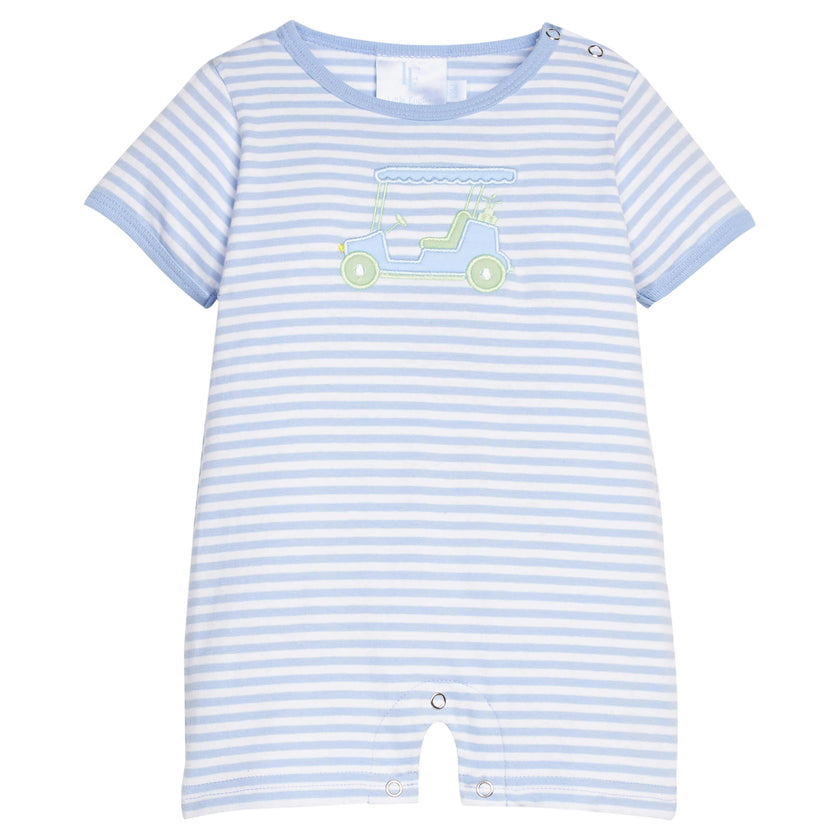 Applique Romper - Golf Cart