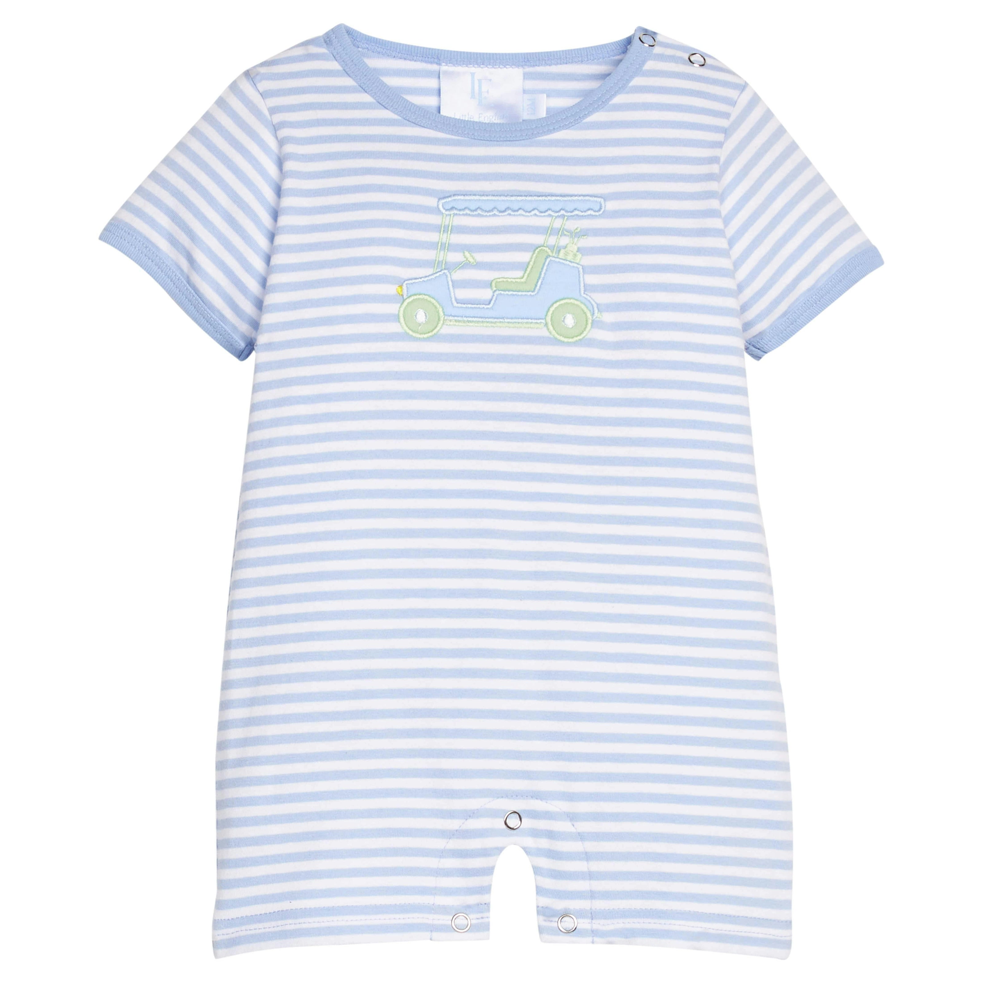 Applique Romper - Golf Cart
