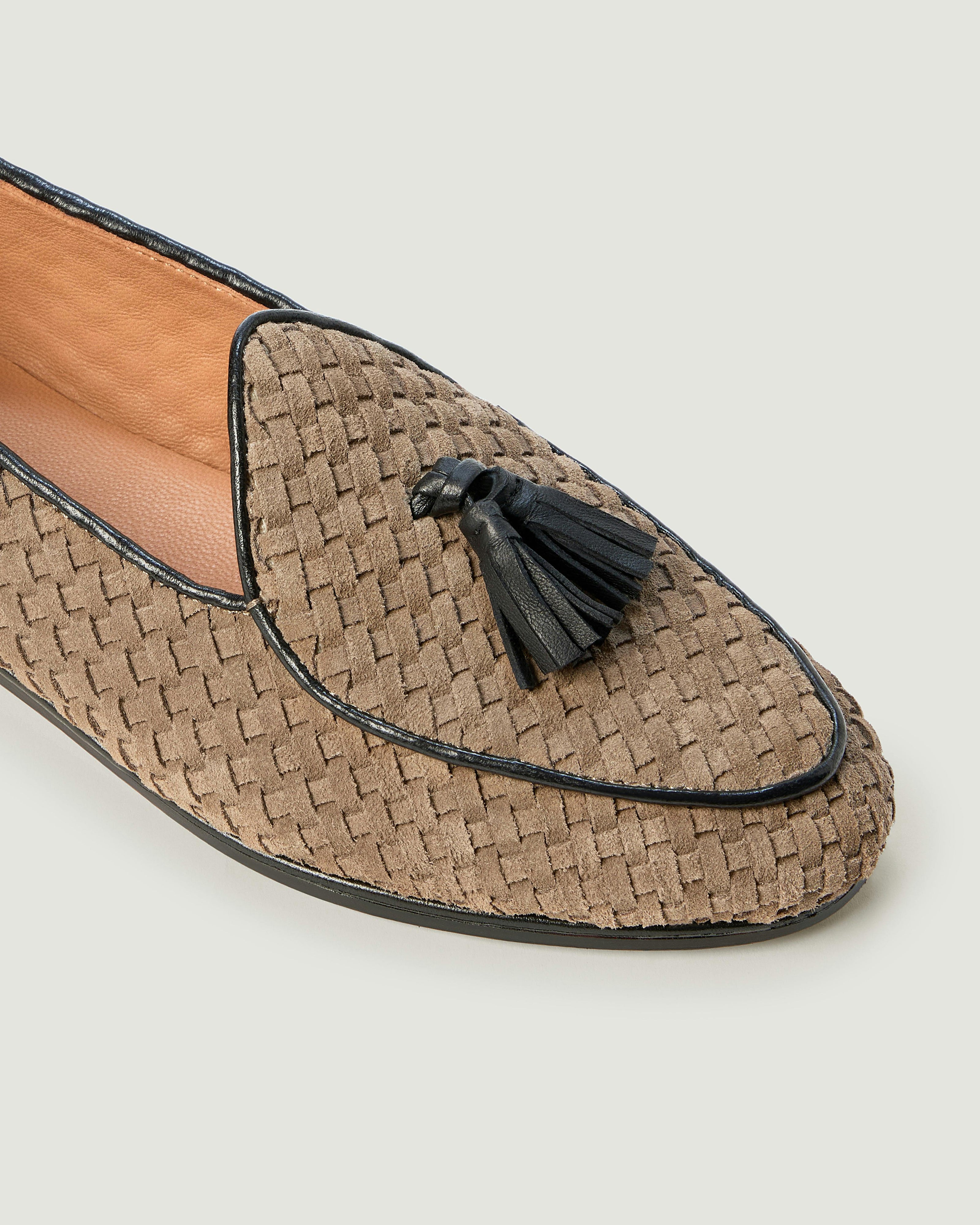 Lucca Belgian Loafer Suede | Cashmere