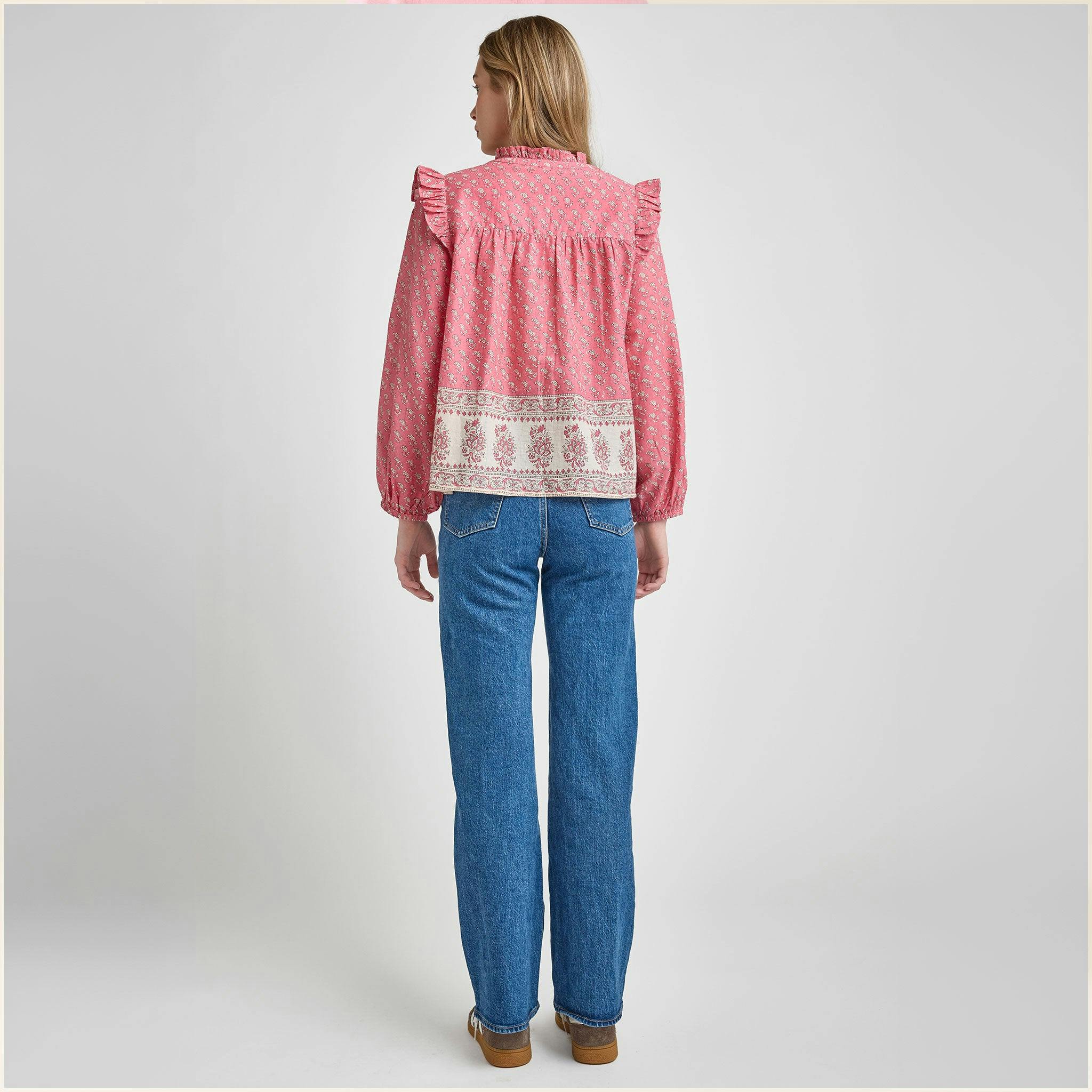 Womens Misha Top - Small Paisley