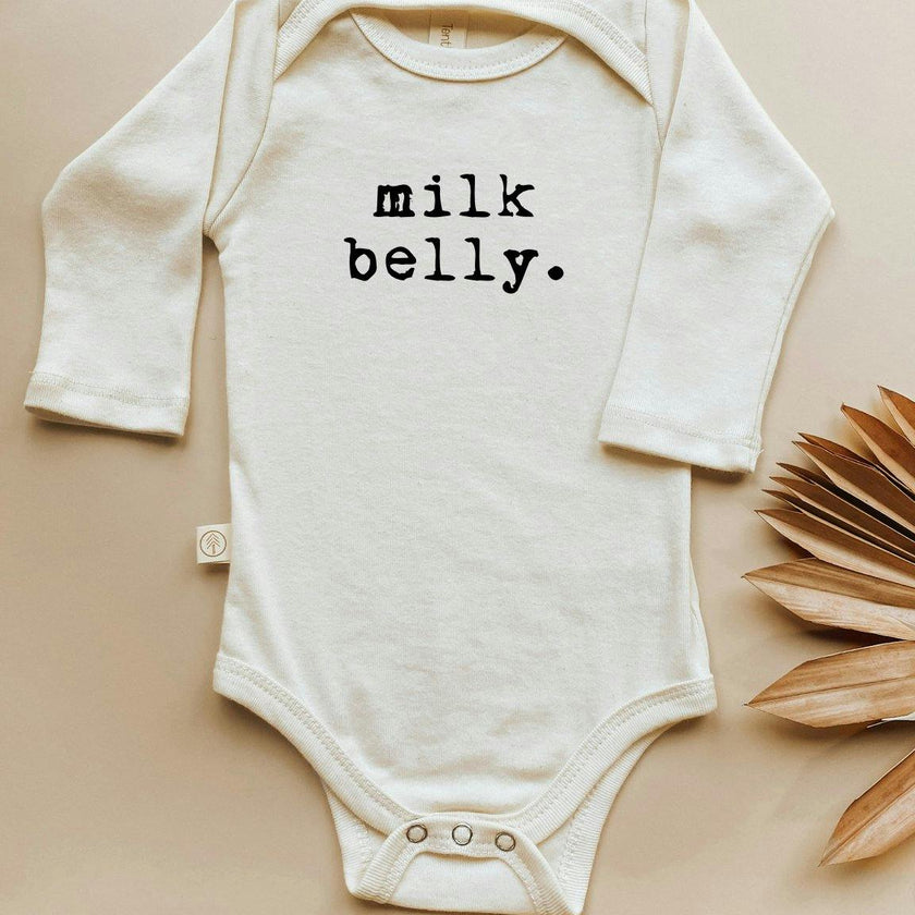 Milk Belly Organic Bodysuit Long Sleeve