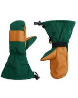 Kids Waterproof Mitten in Ivy Green