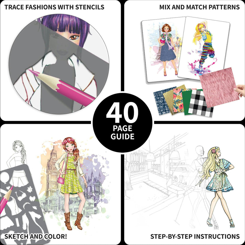 Petit Picasso: Fashion Studio - Learn To Be A Fashion Designer Activity Kit