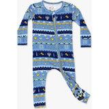 Hanukkah Fair Isle Bamboo Convertible Footie