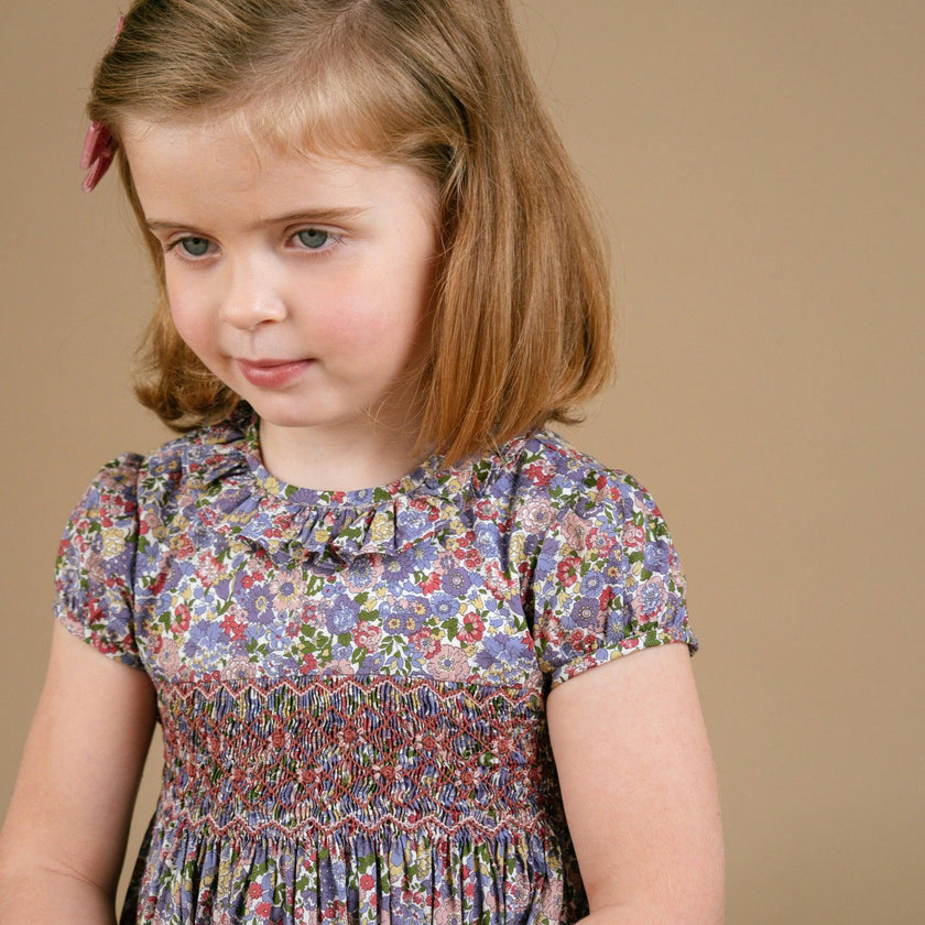 Moohren Dress Green/Pink Liberty