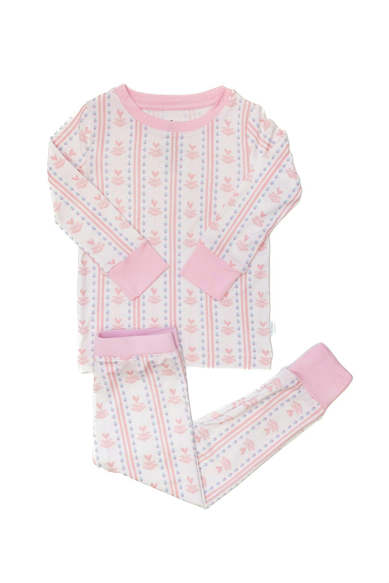 Nellie Howard Ossi X The Uptown Baby Sweet Hearts Pajama Set