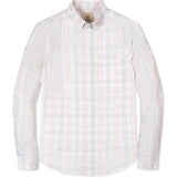 Organic Long Sleeve Stretch Poplin Button Down Shirt, White