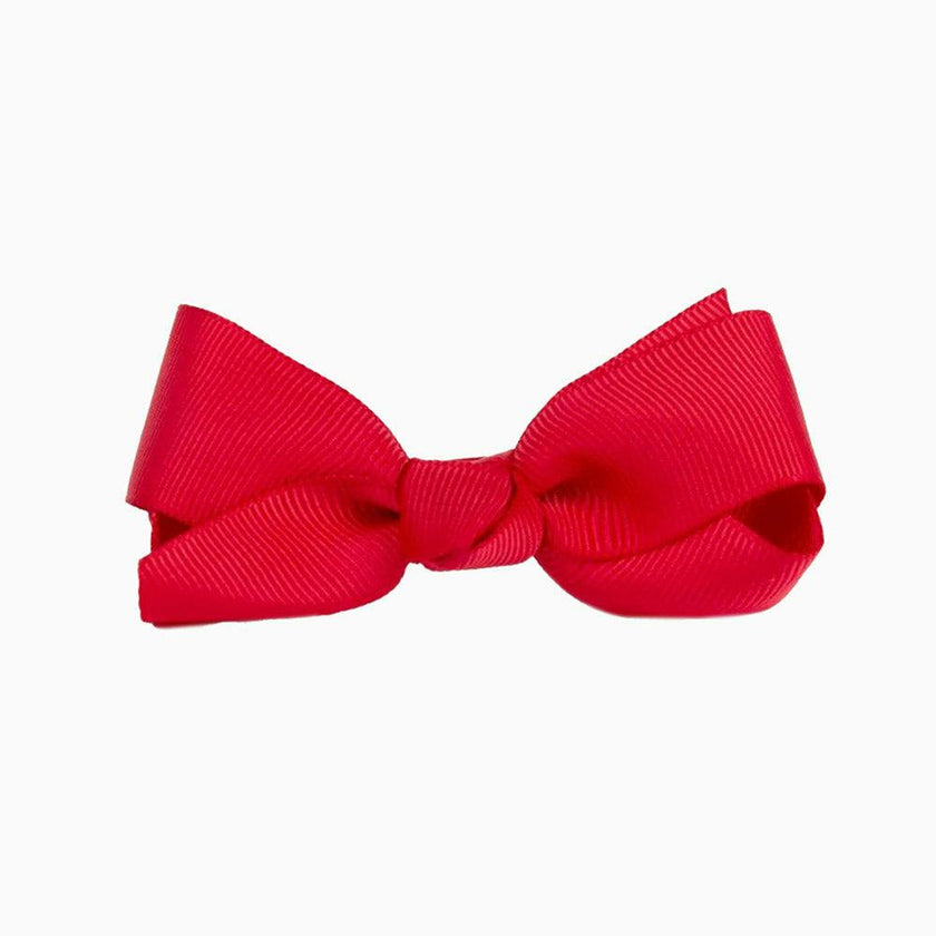 Large Bow Hair Clip in Ruby