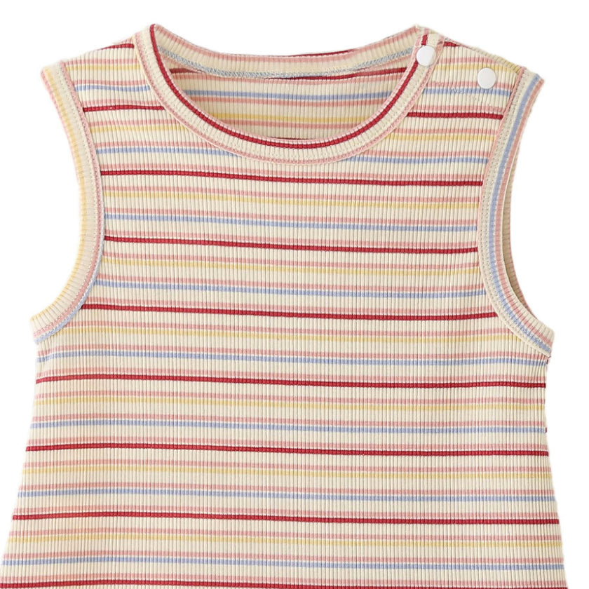 Orange Stripe Bunny Dress