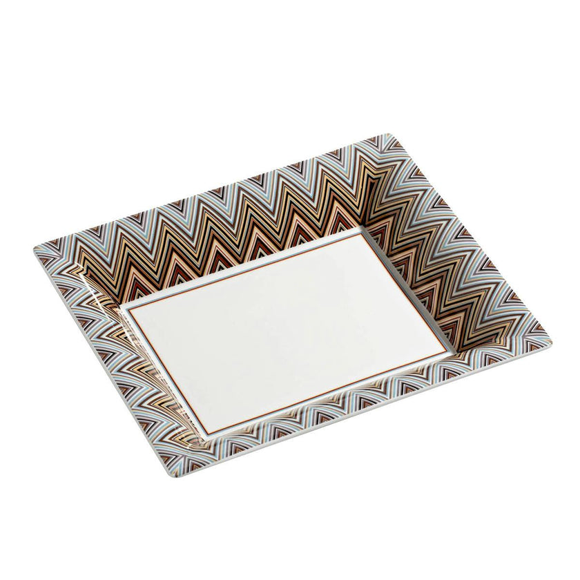 Tray Zig Zag Rectangular Large In Luxury Box Jarris 148 8.5" X 6.75"