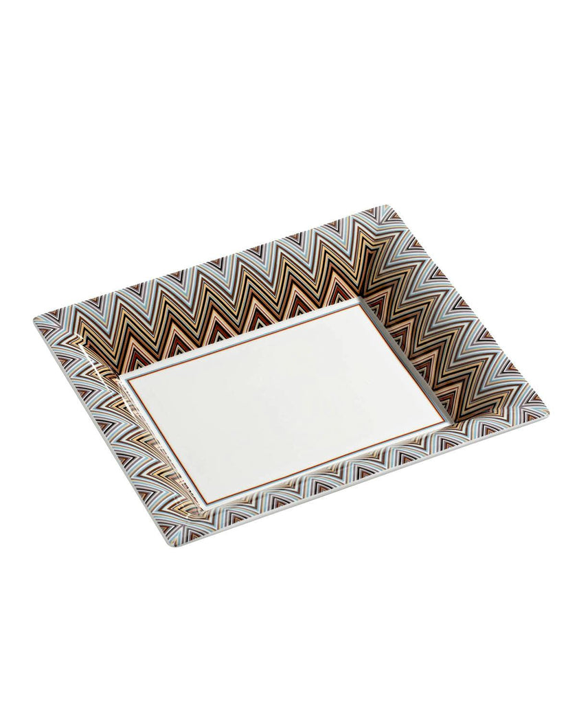 Tray Zig Zag Rectangular Large In Luxury Box Jarris 148 8.5" X 6.75"