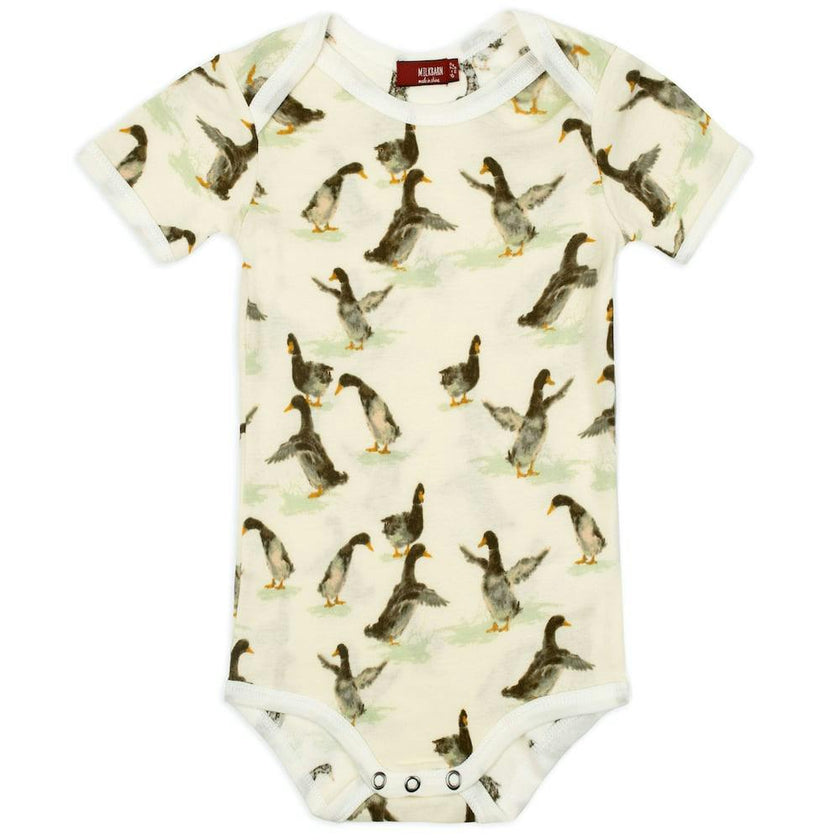 Organic Cotton Short Sleeve One Piece
