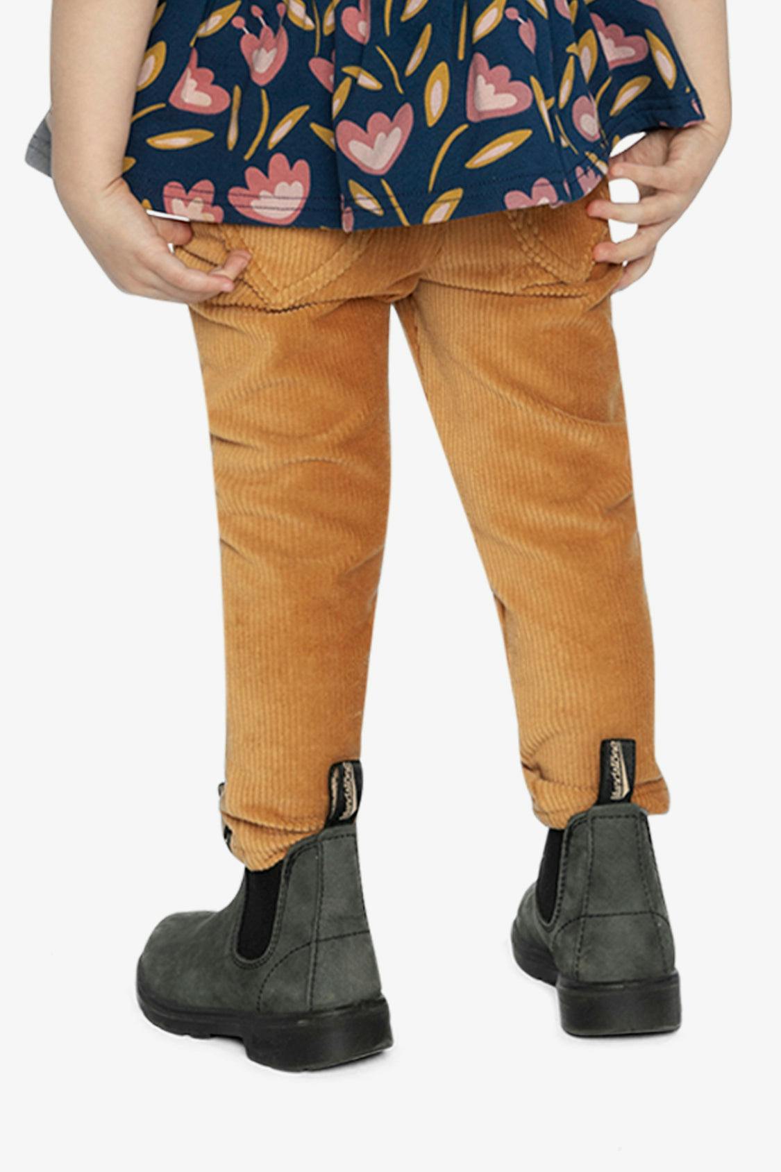 Stretch Velour Treggings Yellow