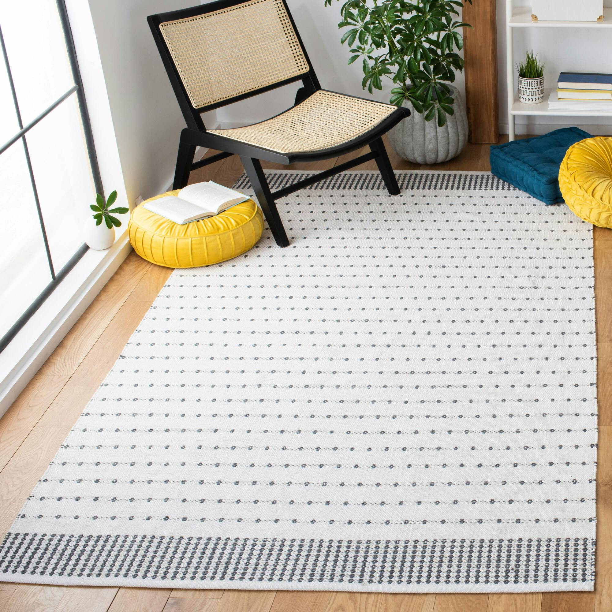 Montauk Dottie Rug, Grey