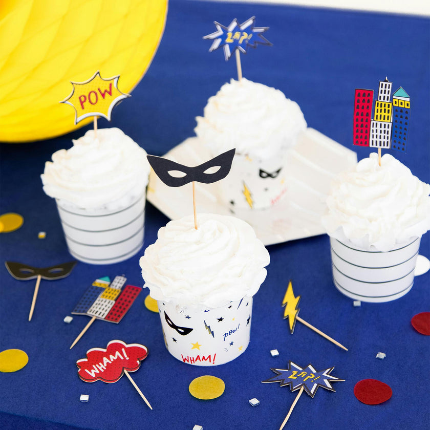 Superhero Cupcake Decorating Set