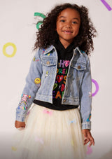 You Rock Painted Denim Jacket