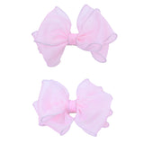 Shimmering Bow Hairclip Set