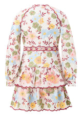 Penelope Cotton Embroidery Mini Dress
