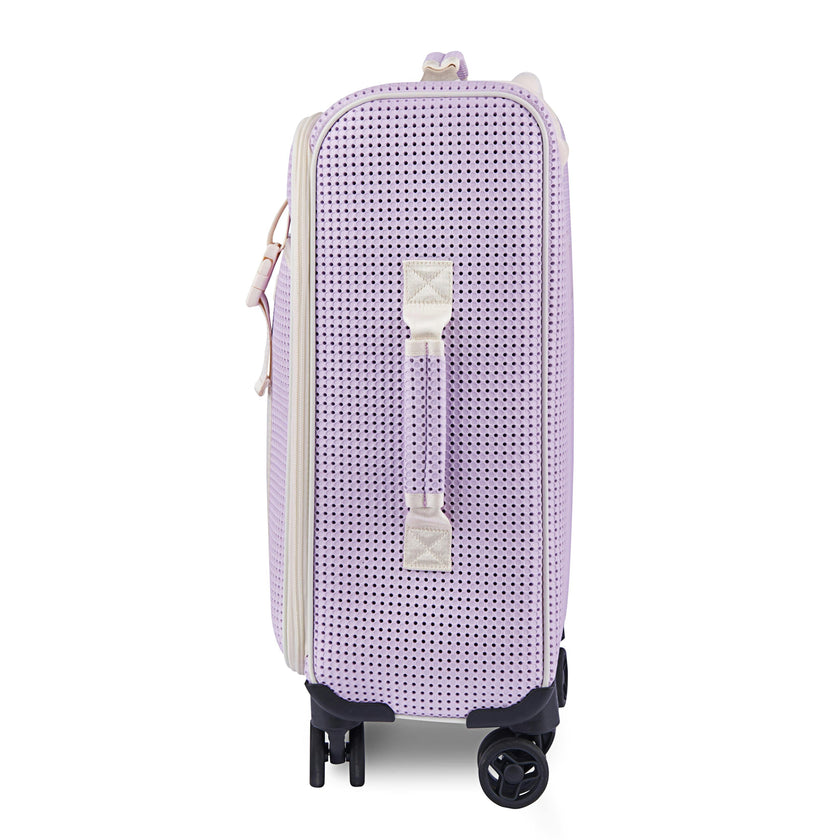 Suitcase 4 wheel Faded Lavender with Nimix Good Vibes Set Bundle