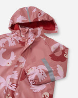 Koski - Fleece-Lined Rubber Rain Jacket