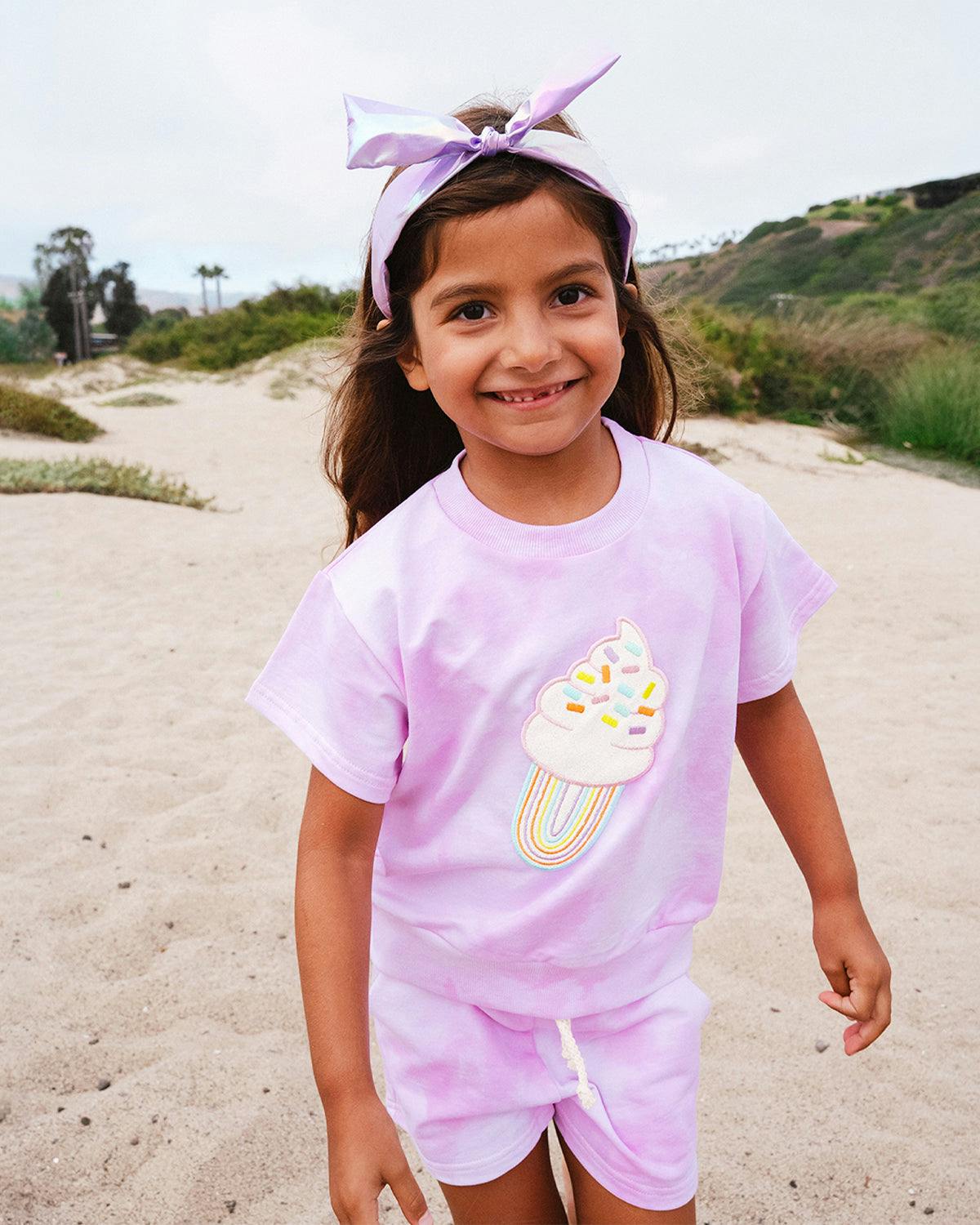 Violet Ice Cream Set
