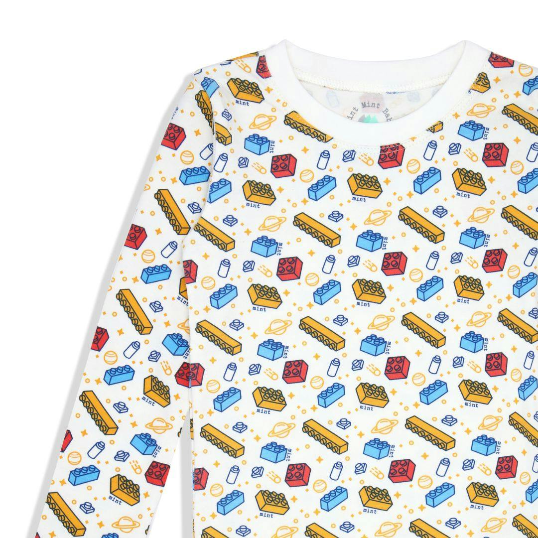 Creative Blocks Two piece Kids Pajama