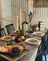 Creepy Casa Dinner Plate Set - Bone/Olive