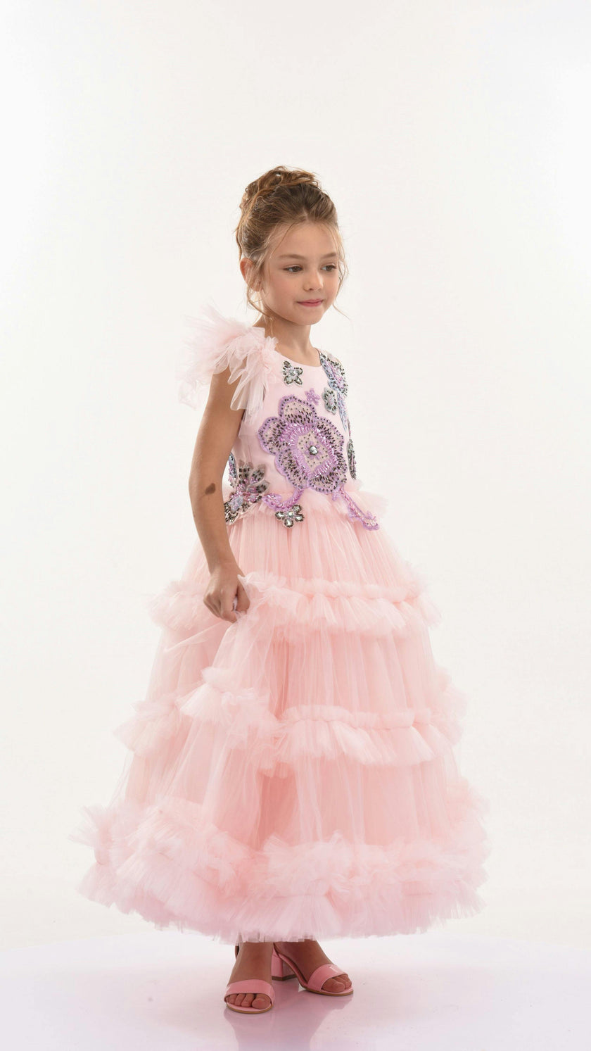 Pink Lilac Floral Dress
