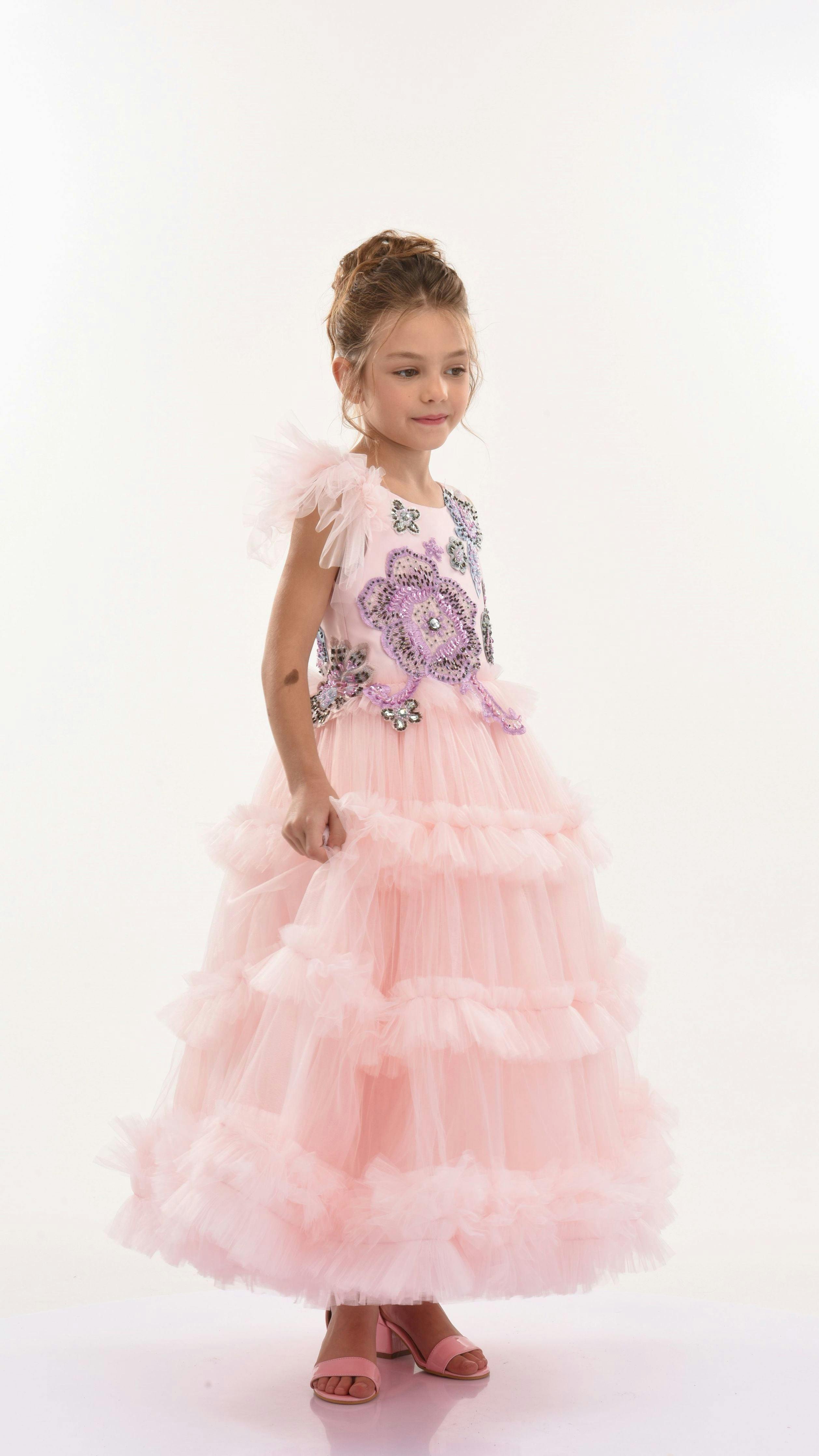 Pink Lilac Floral Dress