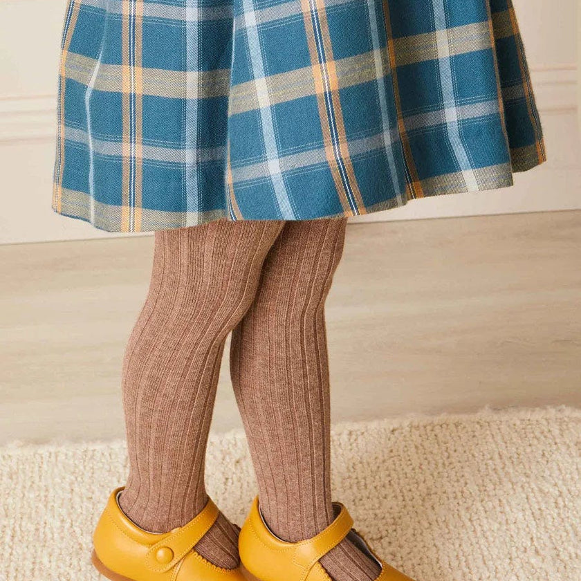 Leather Mary Jane Baby Shoes in Mustard (20-24EU)