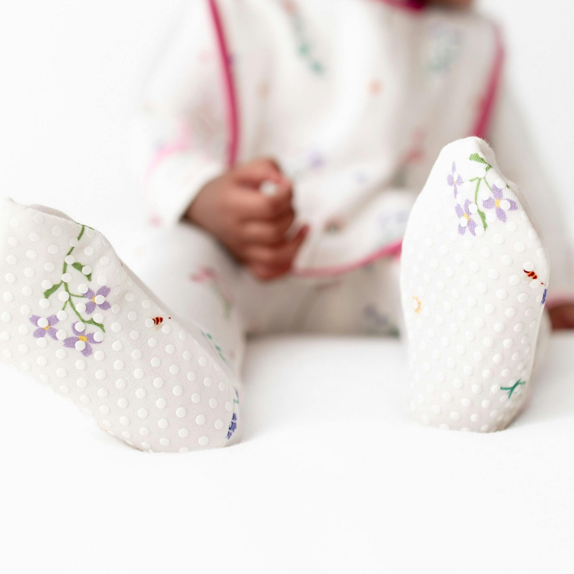 Wildflowers Zippered Footie