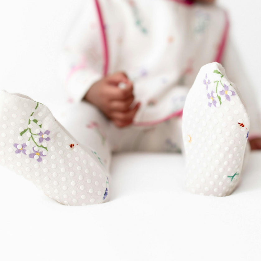 Wildflowers Zippered Footie