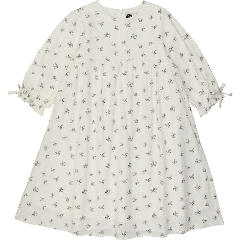 Rose Dot 3-Quarter Sleeve Dress