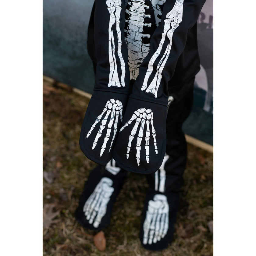 Glow in the Dark Skeleton Shirt, Pants & Mask