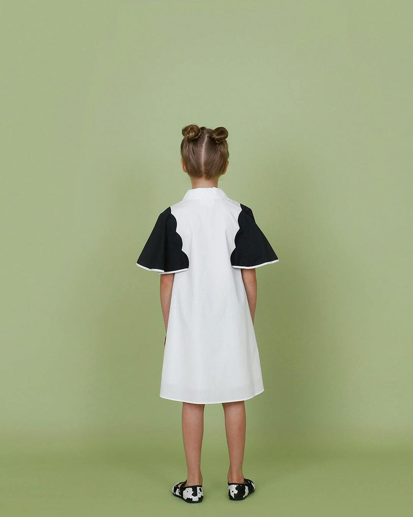 Lulu dress (blush pink/hot pink)