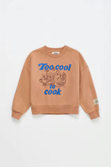 TOO COOL TO COOK SWEATSHIRT CARAMEL