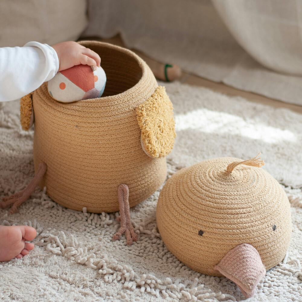 Kids Handcrafted Braided Cord Basket