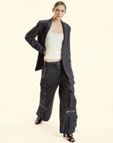 Pinstripe Blazer