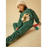 Side Stitch Joggers, Green