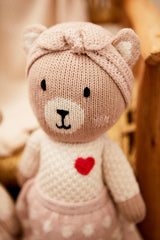 Emma the bear 15" shell pink